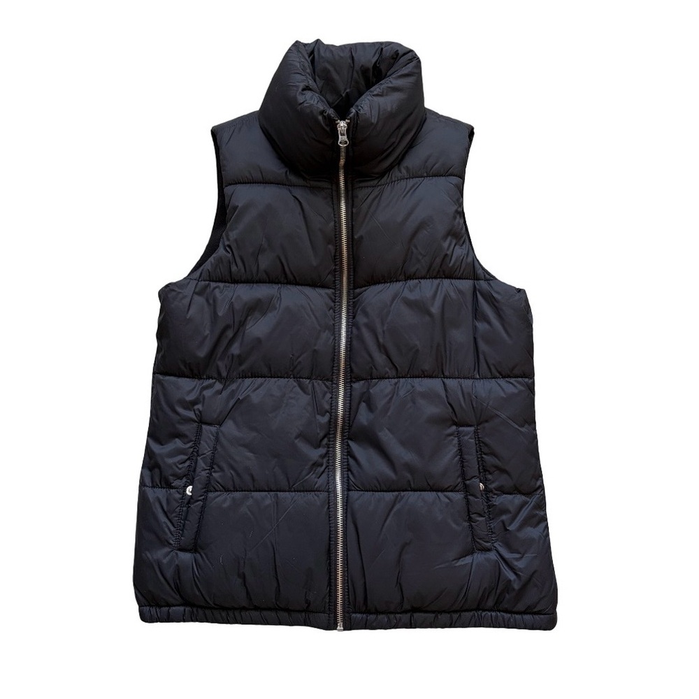 Old Navy Women's Black Puffer Vest